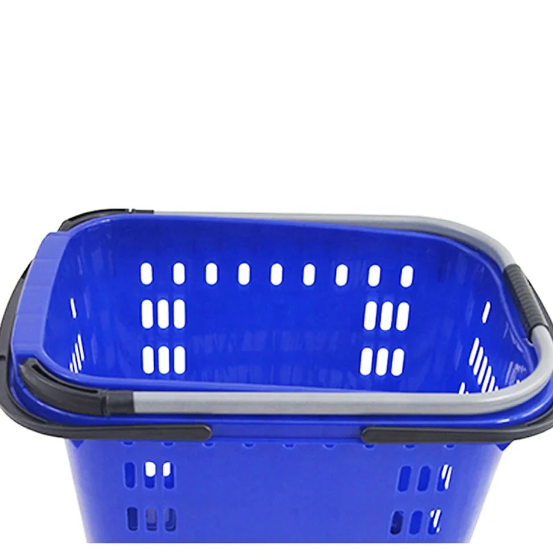 Dragonshelf Customized Colorful pp Small Size Carry Single-Handle Plastic Basket