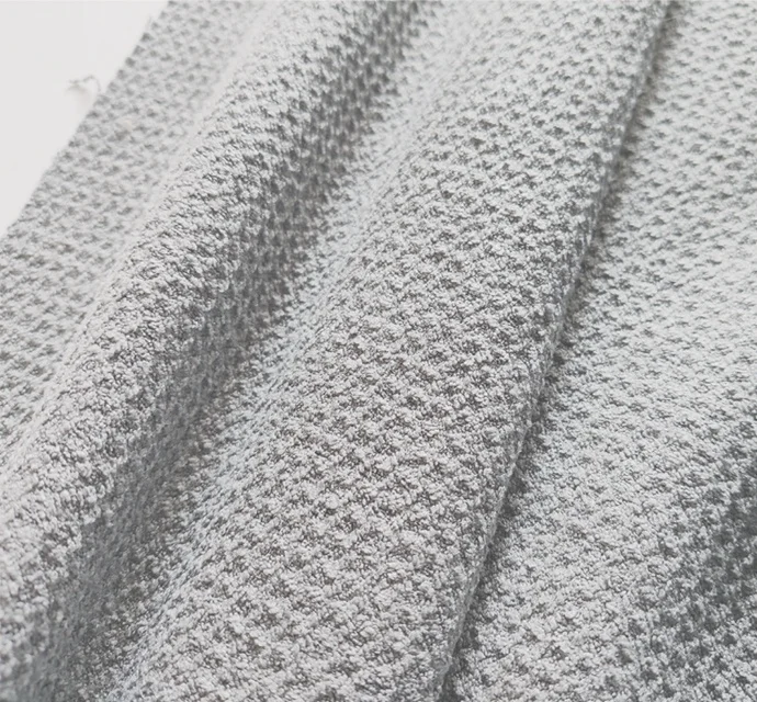 80%Polyester 20%Polyamide Woven Waffle Fabric In Roll, Micro Fiber Waffle Dobby Fabric For Beach Sports Towel
