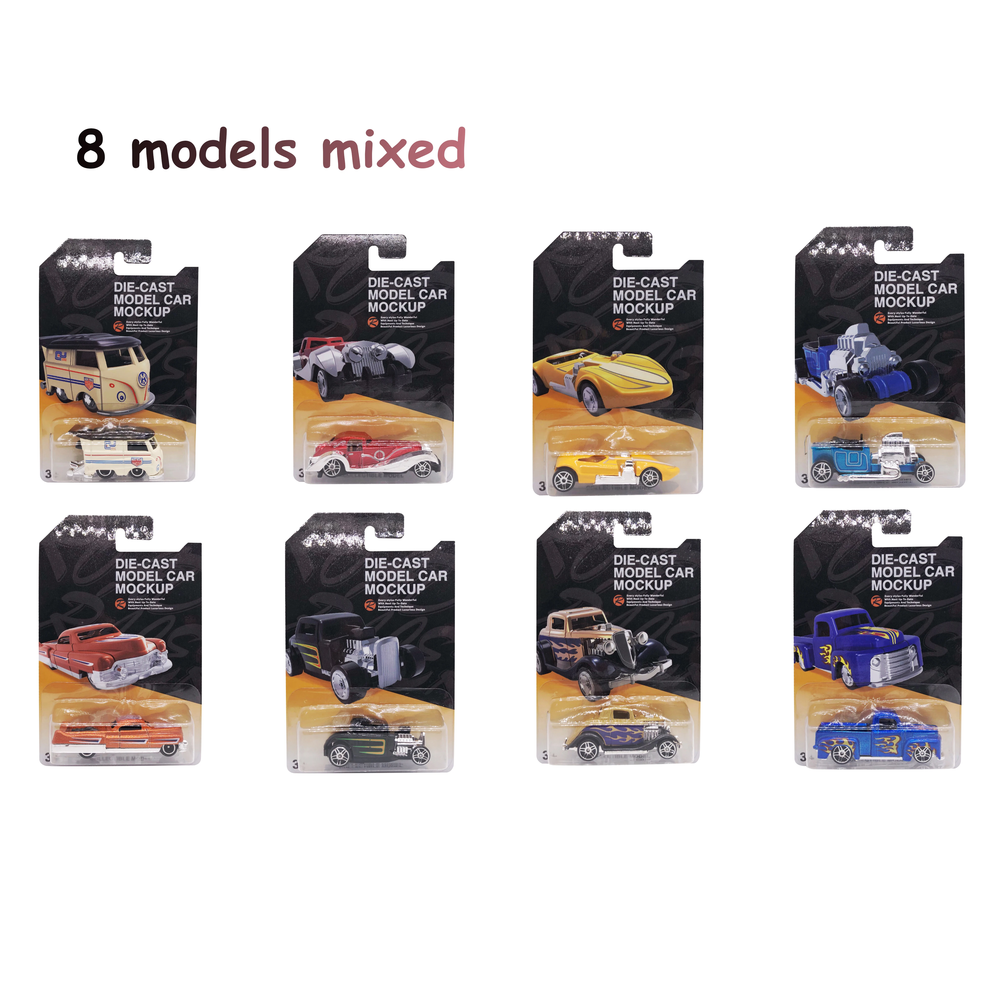 HH TOYS New Hot Selling Wholesale Vehicle Model 1/64 Alloy Car Set Mini Die Cast Car Toy For Children