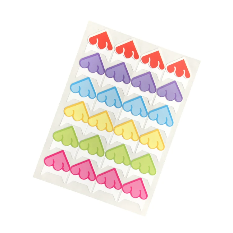 Kraft paper photo corner album corner DIY corner stickers