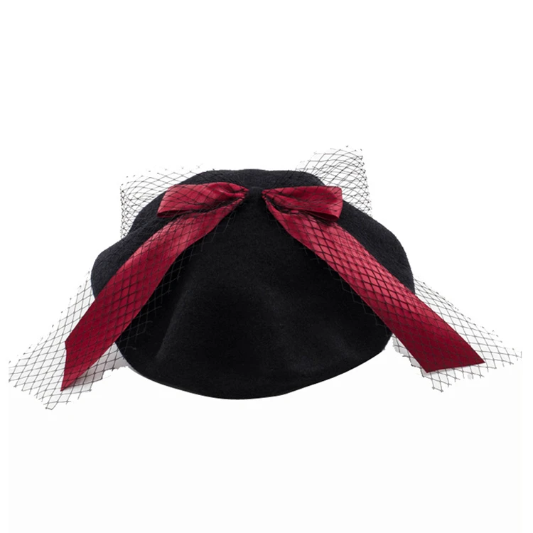  ins spring and summer casual simple breathable belt drawstring adjustable knit beret painter hat ladies bud