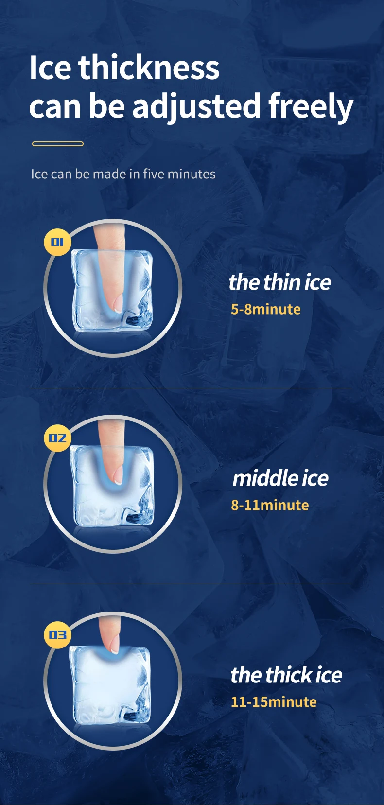 Commercial Automatic Restaurant Factory Supply Store Use  Ice Maker Machine Ice Cube Making