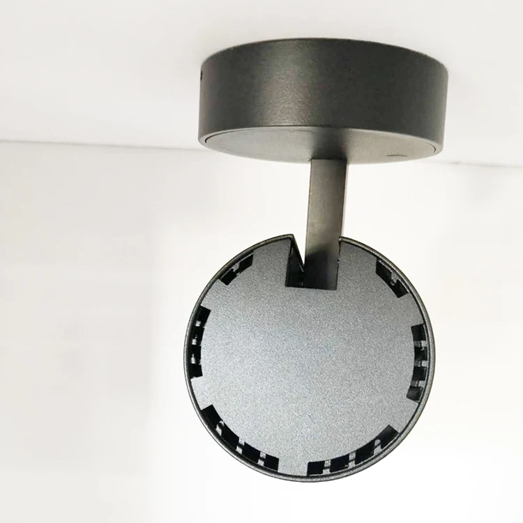 high lumen bridgelux cob lamp 3wire cylinder surface ceiling mounted 10w led track spotlight