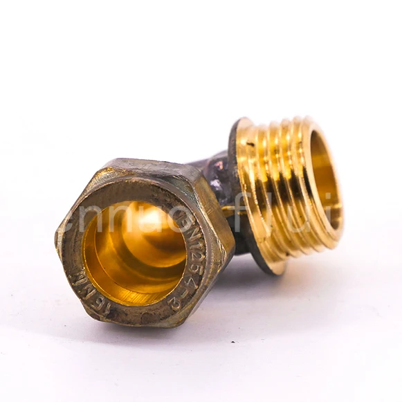 2020 Higher Quality DZR brass  15mm Male Elbow  Plumbing Brass Compression Fittings For Copper pipe