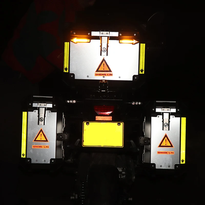 SHENGLIN High Quality Saddle Pannier Aluminum Motorcycle Side Box For Sale