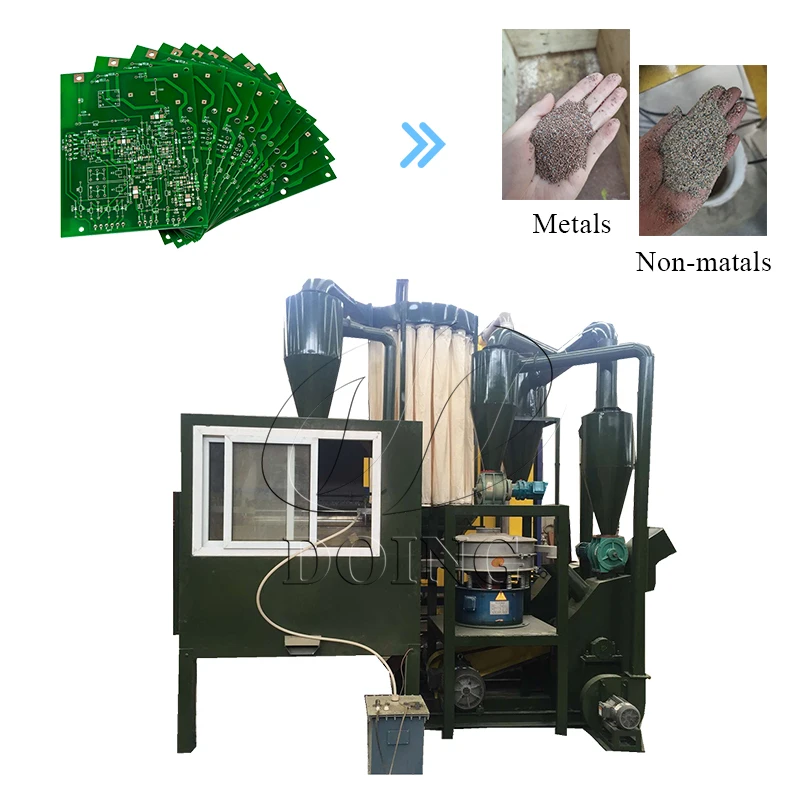Высокопроизводительный гранулятор PCB для переработки отходов с высокой прибылью на