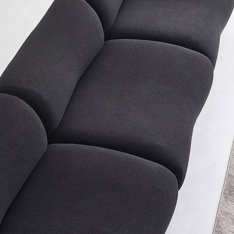 2024 New style Compression-sealed Vacuum Package Sofa Living Room Furniture Modern  Linen Corner Sectional Compression Sofa
