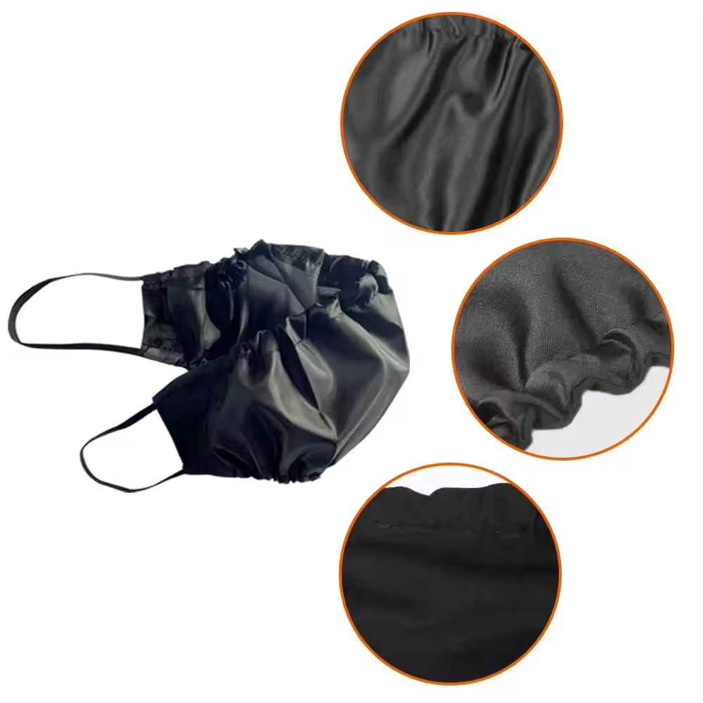 Satin Beard Bandana Facial Beard Bib Apron Guard Beard Cap-double Layer