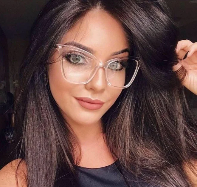 2019 97152 classic women lady optical clear lenses reading cat eye glasses sunglasses sunshades goggles