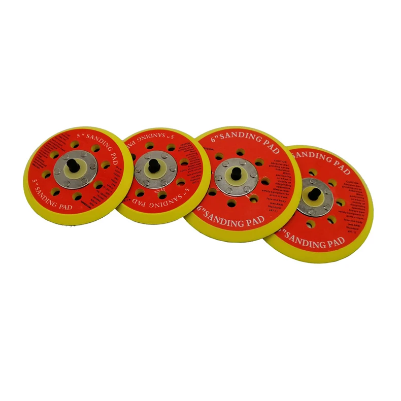 150mm Dual Action Hook and Loop Backing Pad 6Inch Abrasive Disc 8 Holes Random Orbit Palm Sander