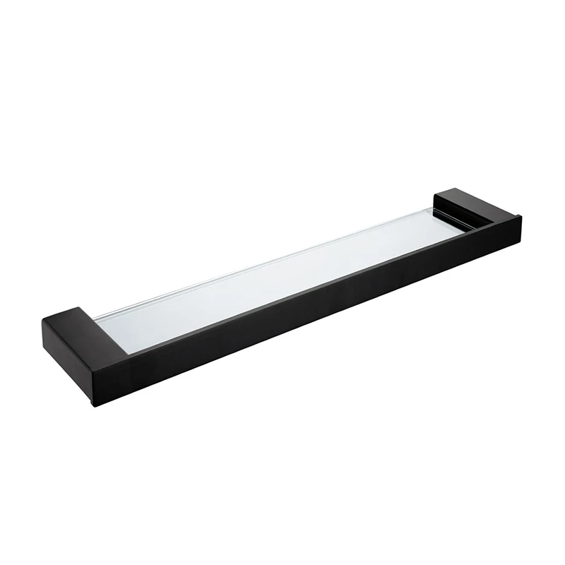 Black Stainless Steel Bathroom Wall Mounted Towel Rack Bar Brushed Paper Holder Accessories Set
