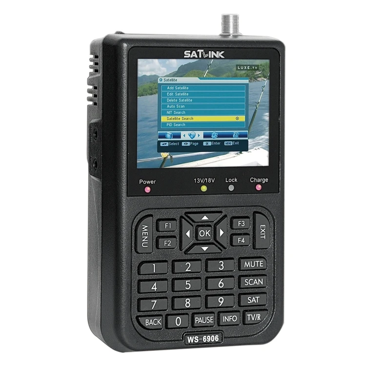 Заводская цена SATLINK WS6906 3 5 дюймов ЖК цветной экран портативный цифровой спутник