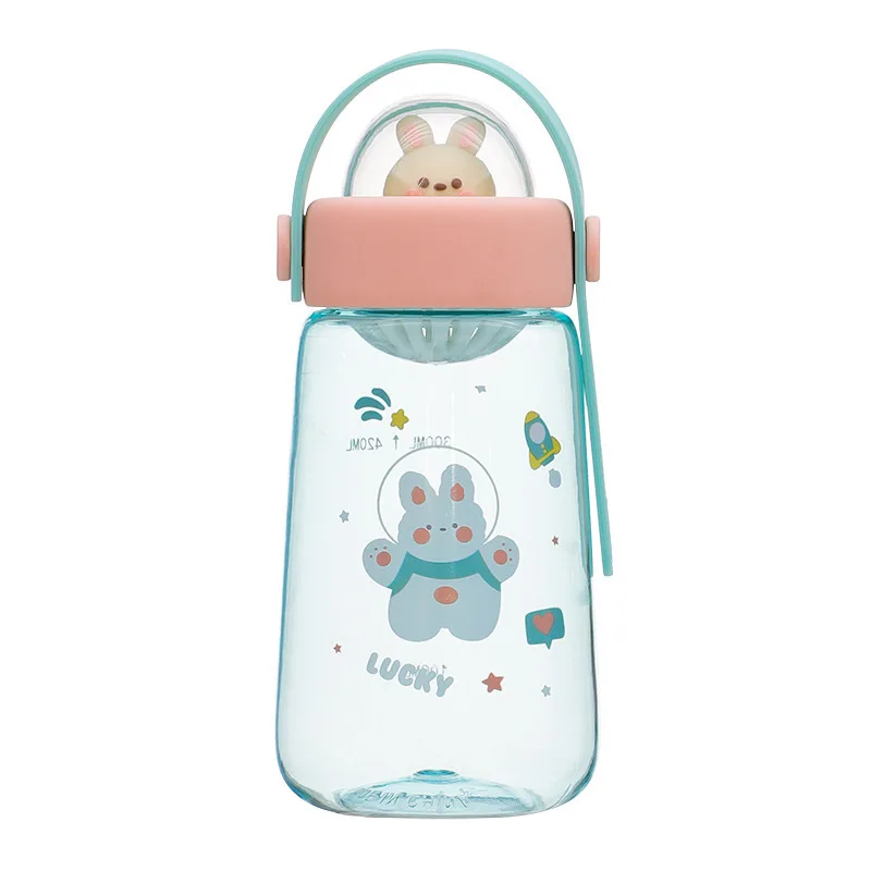OEM welcome tritan kids plastic cartoon student drinking water bottle plastic sport water bottle