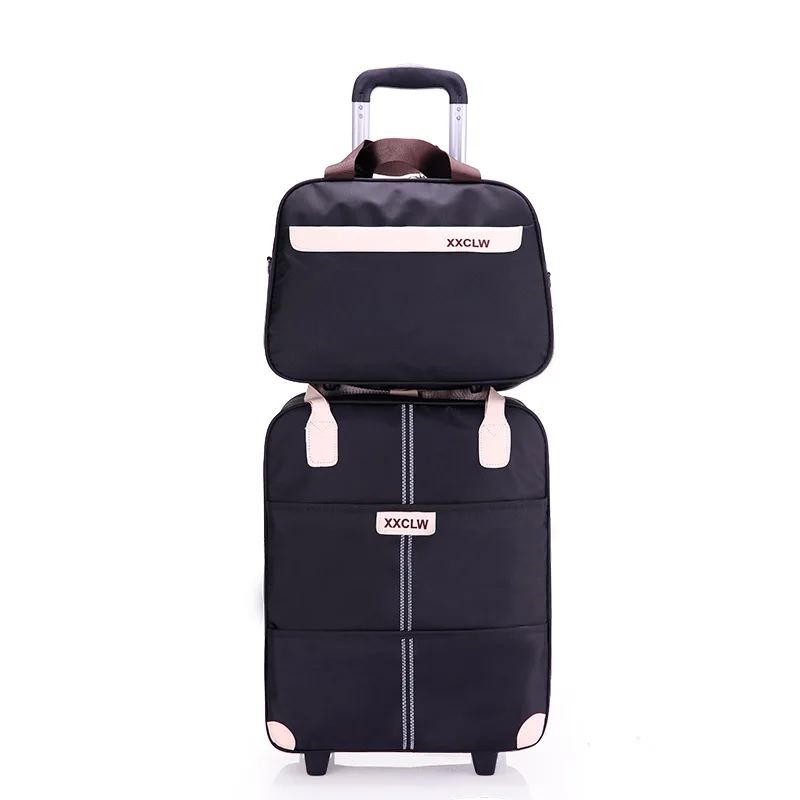 OEM ODM Manufacturer Custom Logo  Travelling Bags Folding Compression Storage Luggage Bags Trolley Travel Suitcase Sets Luggage