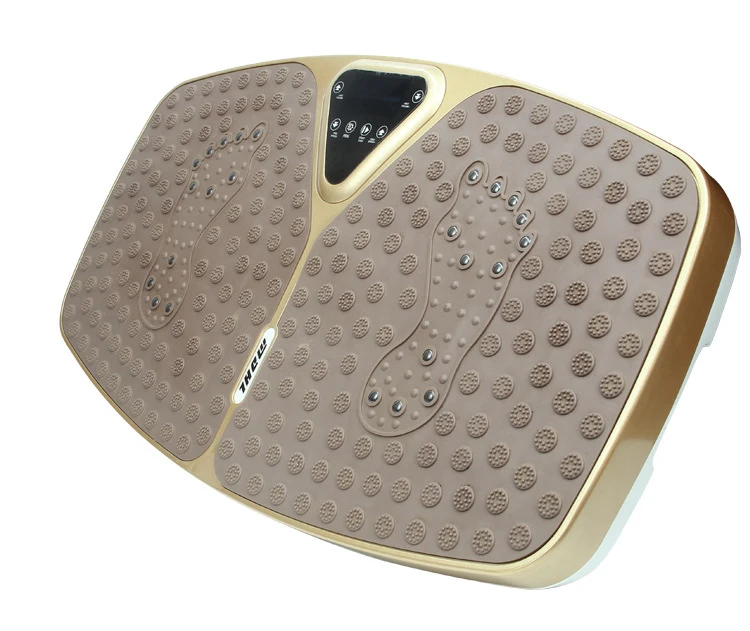 Мини-вибрационная пластина с ЖК-дисплеем, устройство для упражнений, 99 уровней, Вибрирующая пластина для всего тела, домашний фитнес