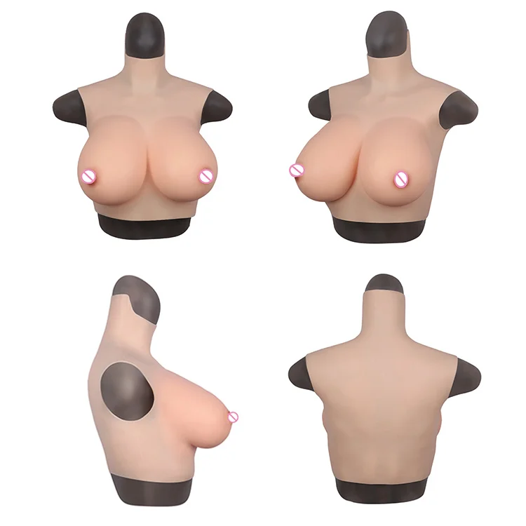 Big Tits B-G Cup Artificial boobs Elastic Drag Queen Breastplate Oil free Silicone fake breast For transgender Crossdresser