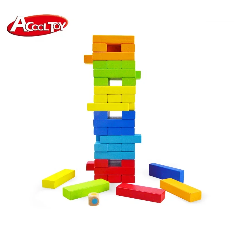 Toys Blocks Toy Model Building T Rainbow Montessori Wooden Keep Balance Educational Wooden Stacking Wooden Color Box Zhejiang 40