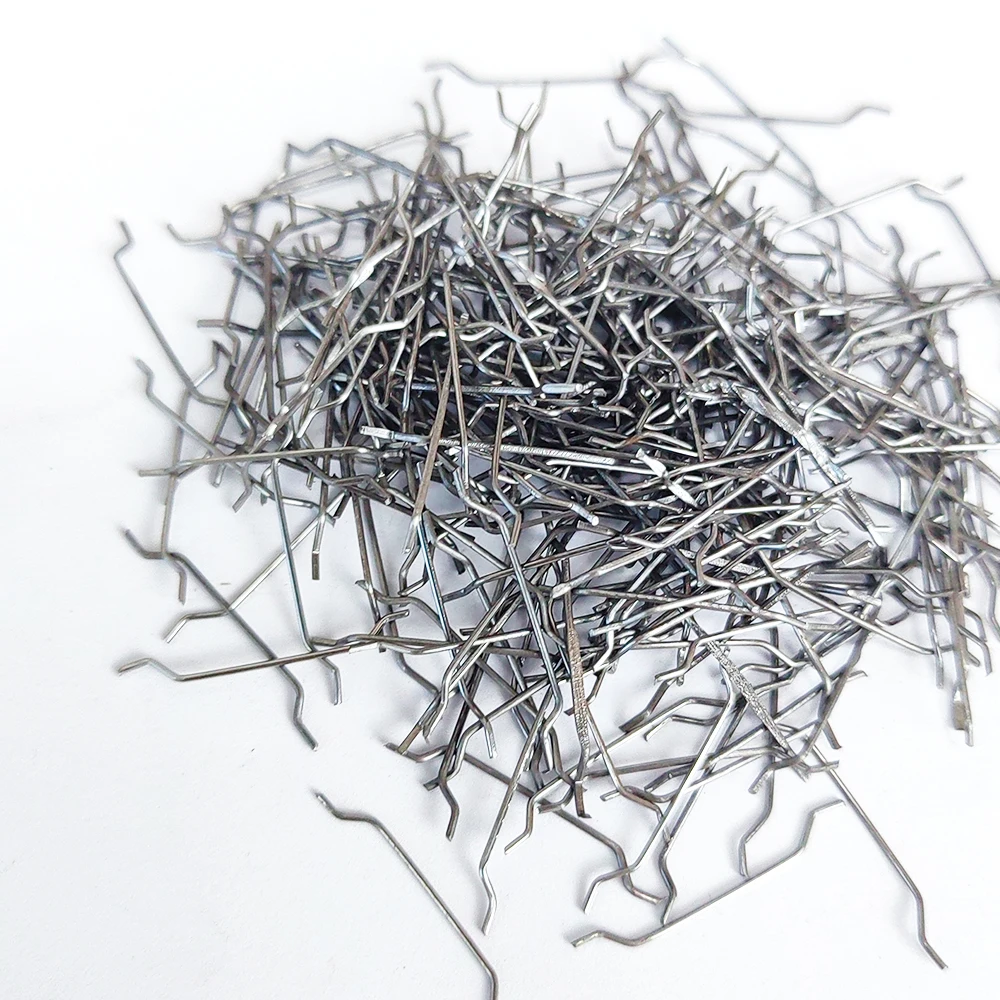 Construction Materials Concrete Glued Hooked End Steel Fiber Metal Steel Fiber for Industrial Floor