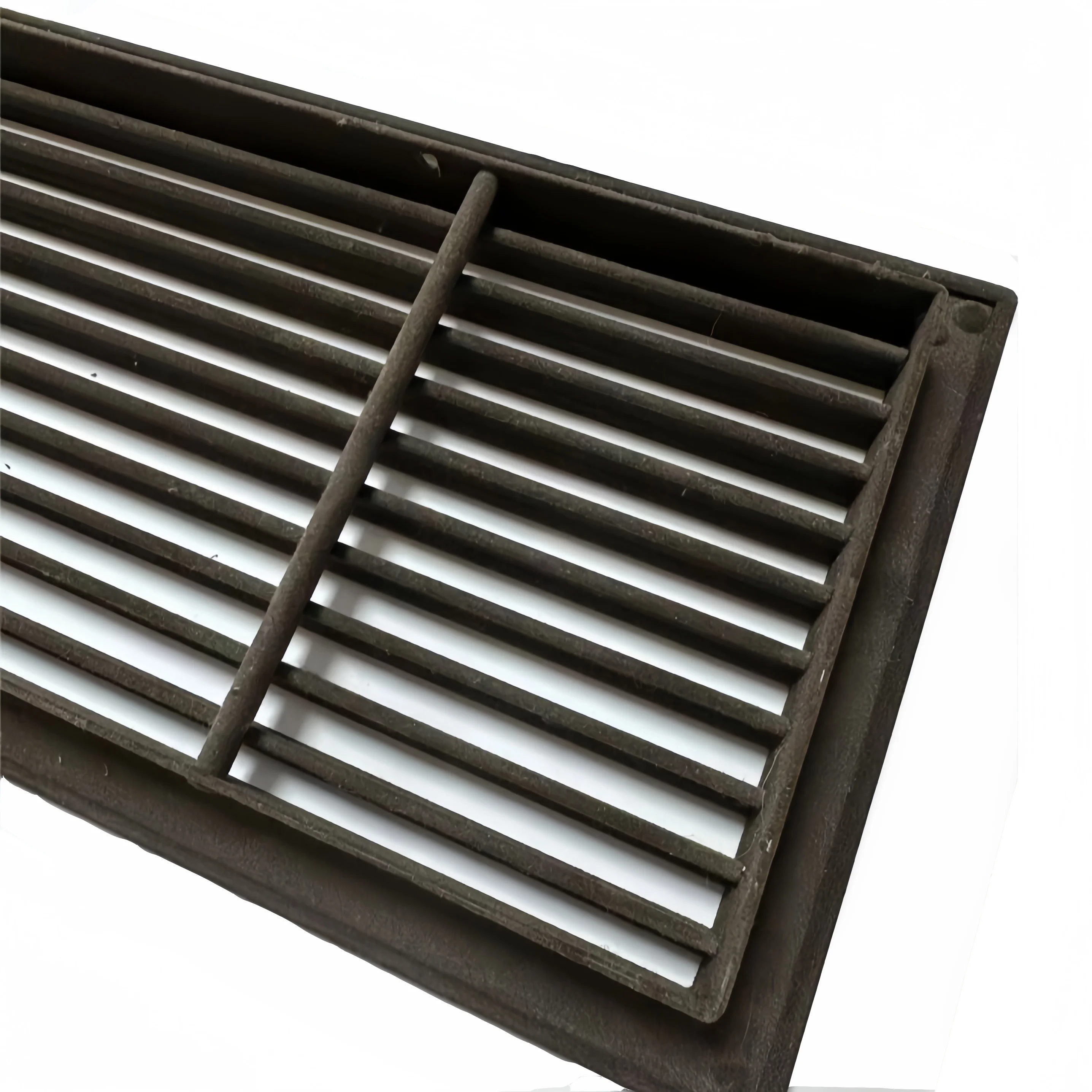 Aluminum alloy strip air vent with velvet to prevent condensation