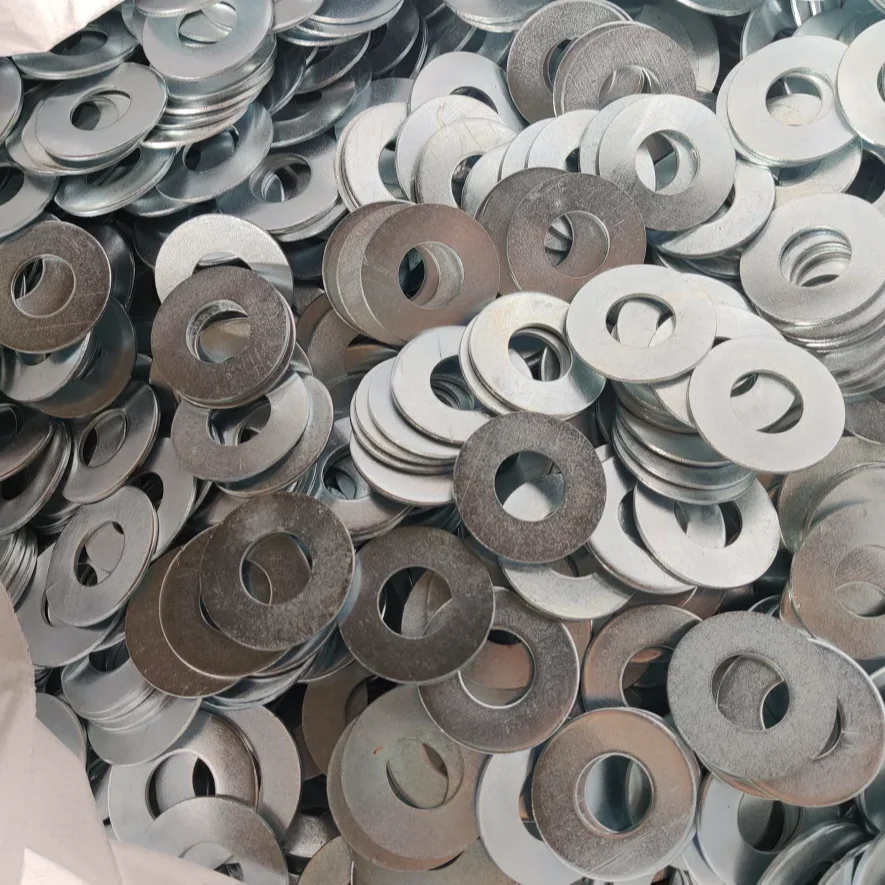 Factory supply zinc/HDG/black flat washer DIN125/DIN127