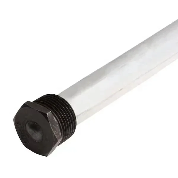 Factory price water heater magnesium sacrificial anode rod AZ31 17*235MM WITH 3/4NPT NUT