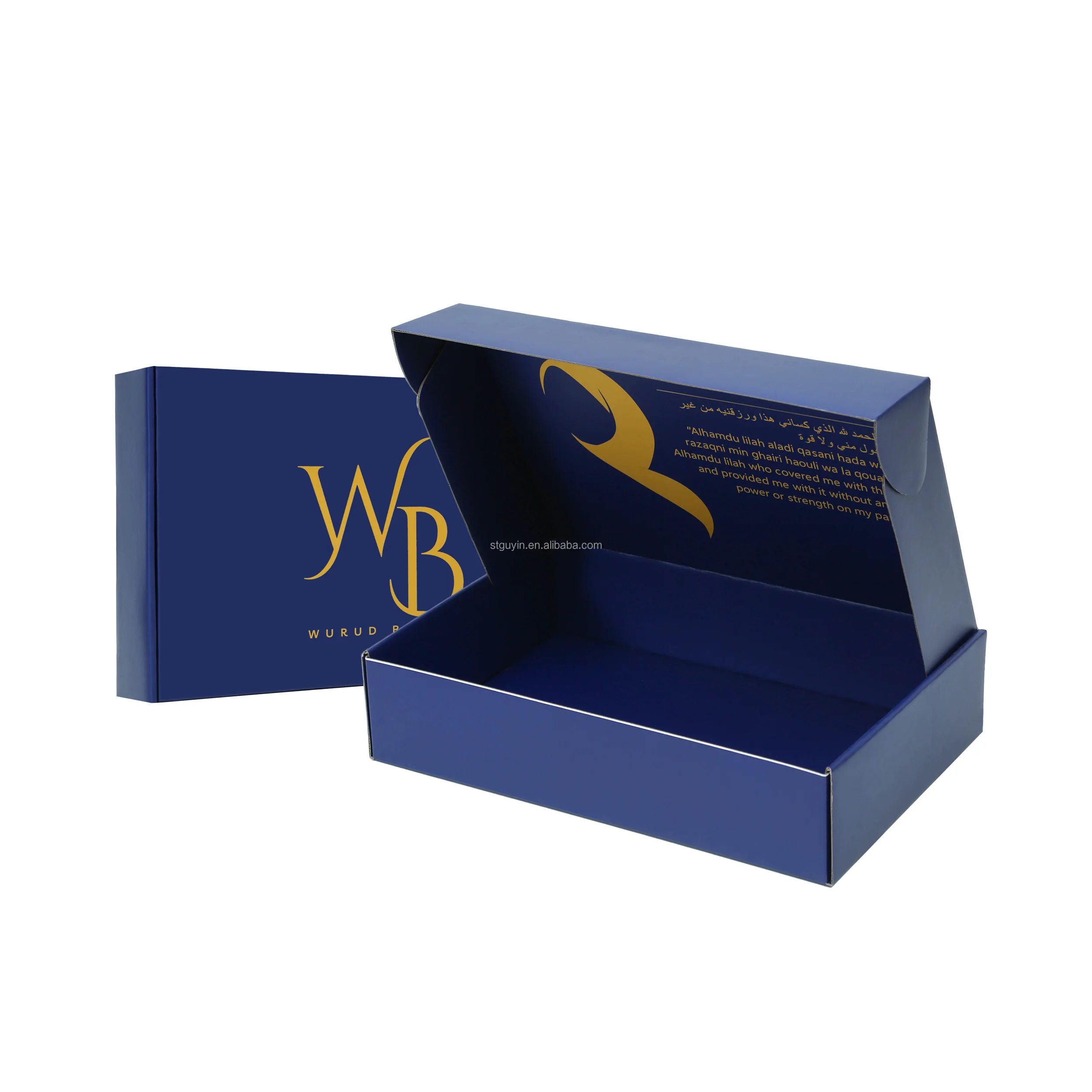 Customized Logo Folding Shipping Boxes Corrugated Carton Box For Hoodies Underwear Clothing Packaging Boxes