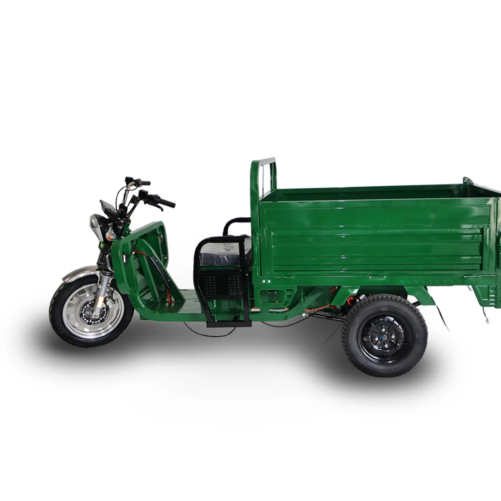 High-Performance Electric Tricycle 1500W 3 wheel motorcycle 45km/h Speed Complete Light Set & Brake System electric truck