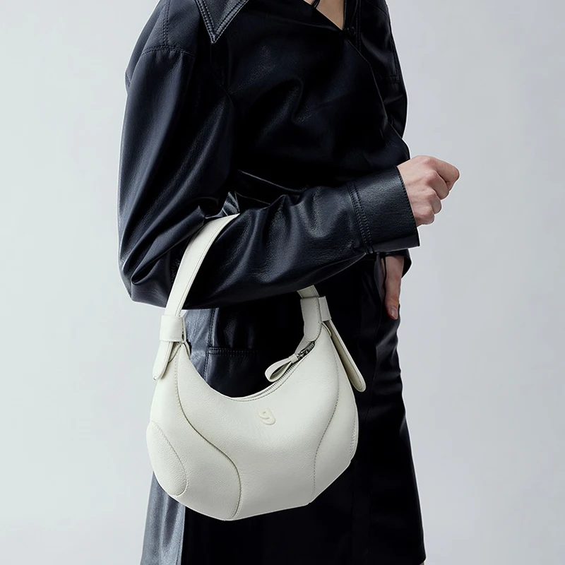 Fashion trending concise leather custom handbags luxury pink women bags