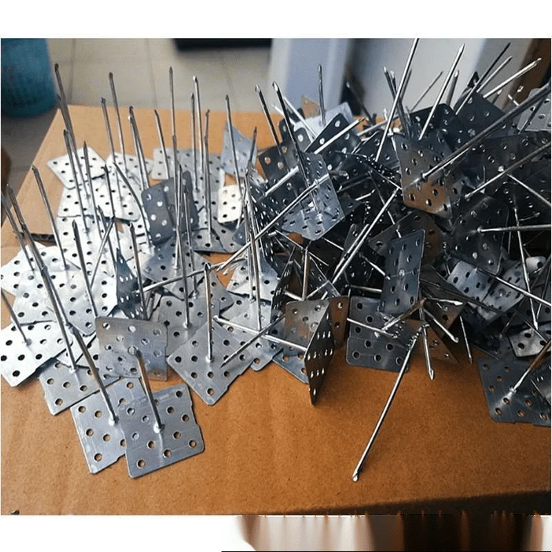 Rock Wool Square galvanized steel aluminum Metal Self adhesive Insulation Nails