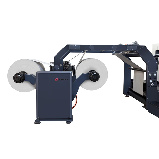 QFJ-1400-Two Roll Model Full Automatic Paper Roll Rotary Cutting Machine with Stacking