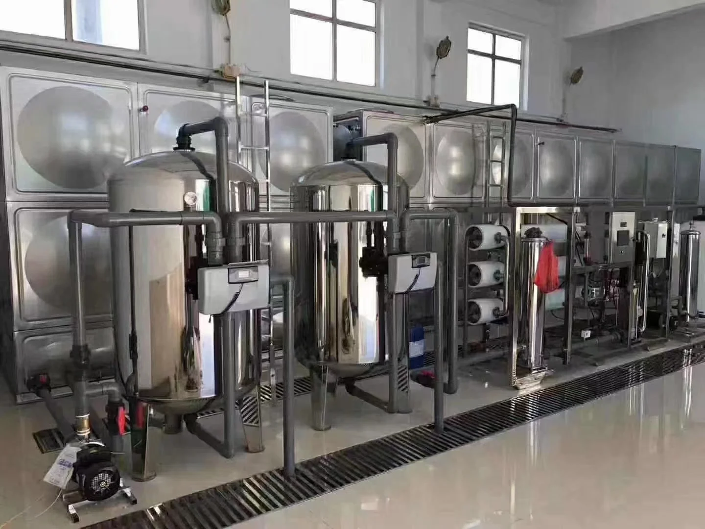 Industrial RO Reverse6000LPH Well Water Purification System RO Filtration Plant Reverse Osmosis Drinking Water Treatment Machine