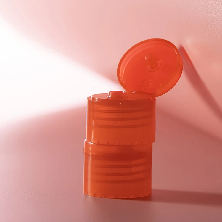 24/410 Plastic Smooth Surface Lotion Bottle With Flip Top Cap With Round Corner Top And Pressure Induction Seal Liner Flip Cap