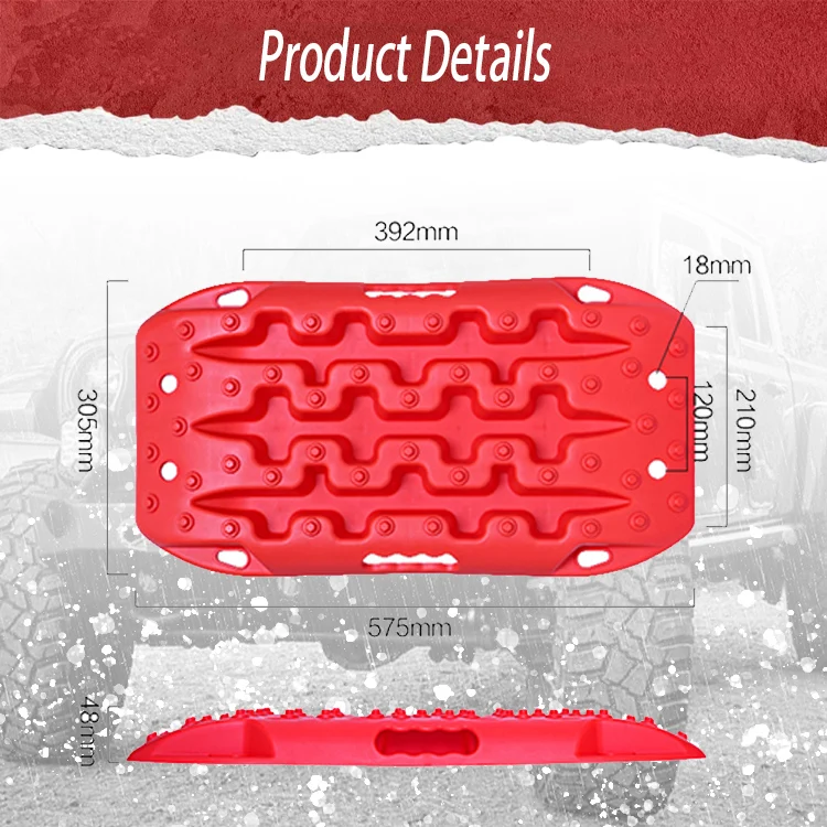 ZEAL 4x4 Off-Road Mini Recovery Vehicle Tire Escape Traction Board for Snow Mud Sand Rescue