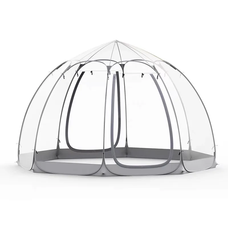 Outdoor Bubble Tent 3*3m Waterproof Transparent Pop Up Clear Tent Quick Open Instant Pop Up Camp Tent