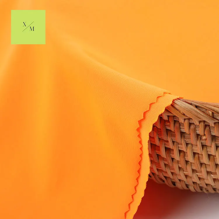 
Hot selling 2021 POLY LYCRA 220-225GSM plain single style with tear resistance sustainable used in apparel sportswear swimwear 