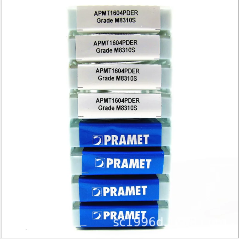 Original Pramet carbide indexable milling inserts APMT1604PDER M8310S