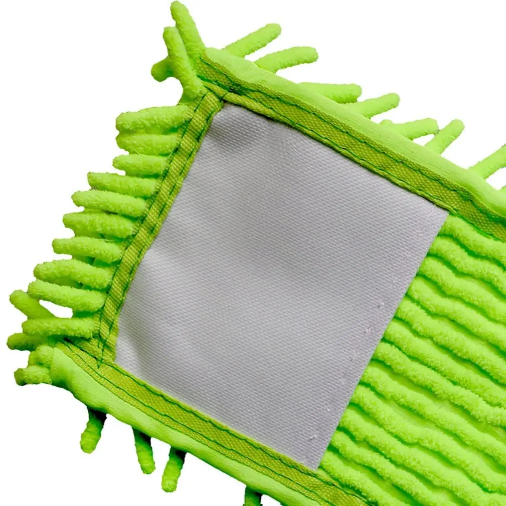 4-pack colorful microfiber clean pad flat mop replaceable dust removal pad