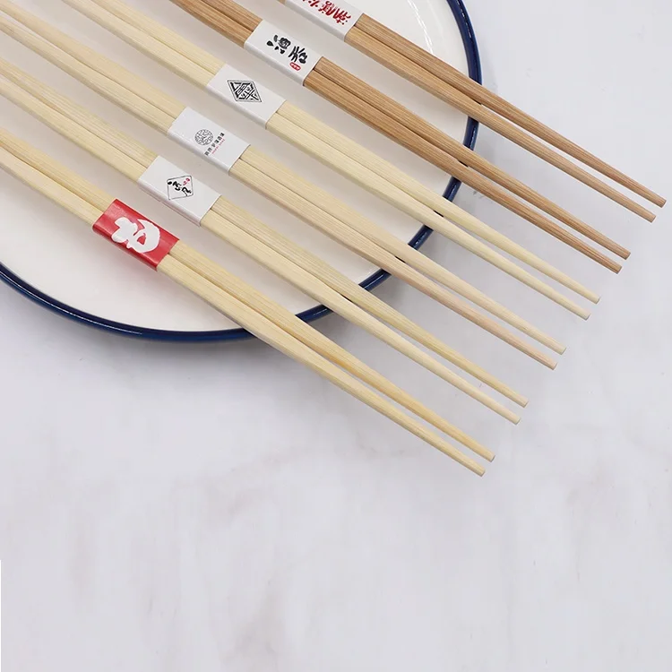 Premium Popular Printing Disposable Bamboo Chopsticks For Cooking Sushi Noodle Rice