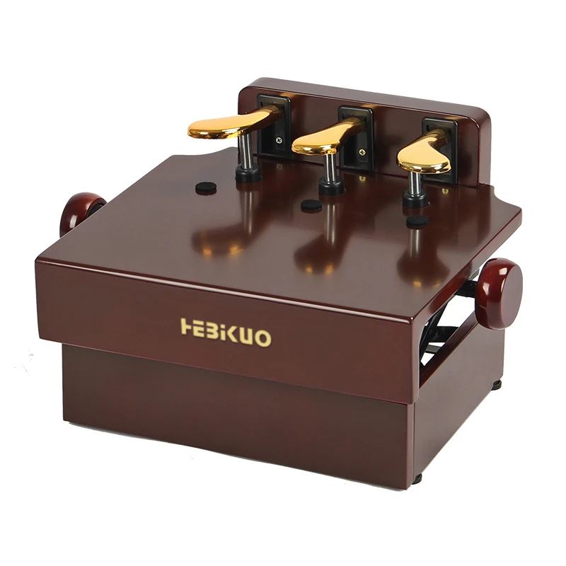 Современный верстак для пианино TB300 с регулируемой высотой из твердой древесины, с 3 педалями