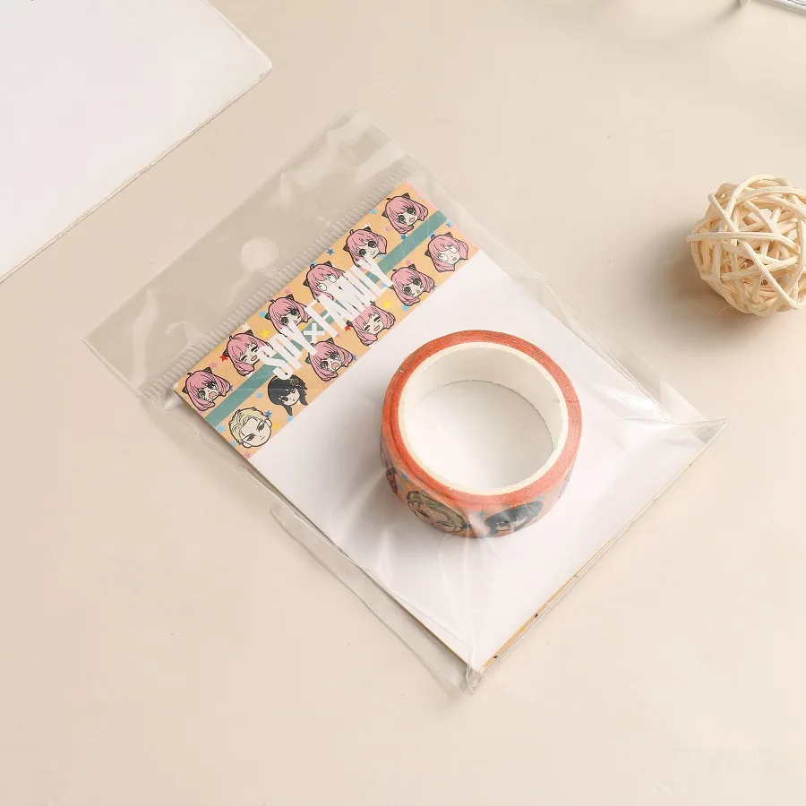SPY X Family Adhesive Tape Toys Anime Peripherals Cartoon Print DIY Handmade Accessories Gift Wrap Supplies Kids Gifts Promotion