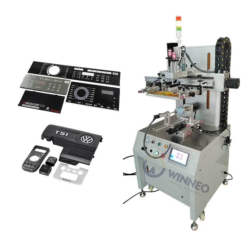 High Quality Running Table Screen Printing Machine Semi Automatic Silk Screen Printer for Round Surface