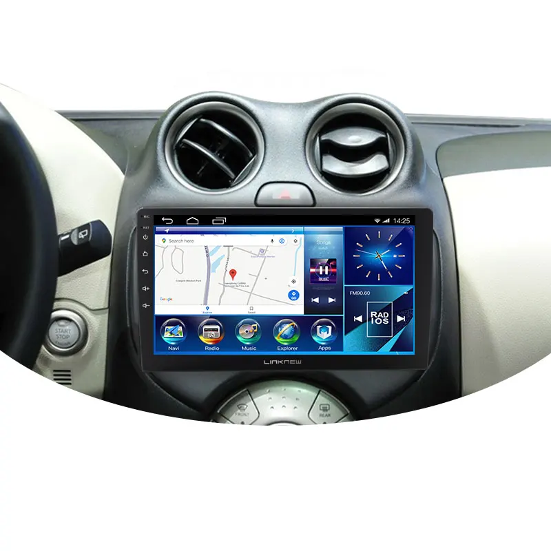 Автомобильный видеоплеер для Nissan March K13 2010-2017 4 + 64 ГБ Wi-Fi 4G интернет