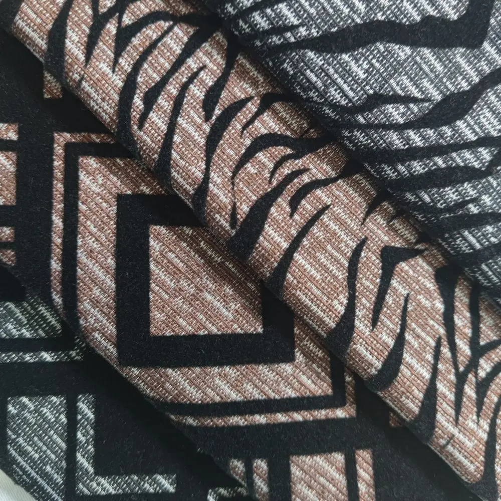 Flannel Furniture Cover Decorative Cloth Sofa Printed Nonwoven Fabric Wool High Quality Breathable Polyester Velvet Cross 150cm