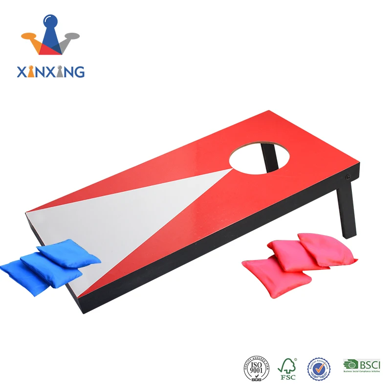 Заднем дворе газон открытый корнхоул Cornhole игра деревянная Набор для Семья Дети весел