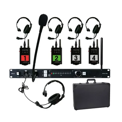 Quality Assurance High Quality Professional Accurate 10-Channel Wireless Multi Intercom for Camera Company and Director