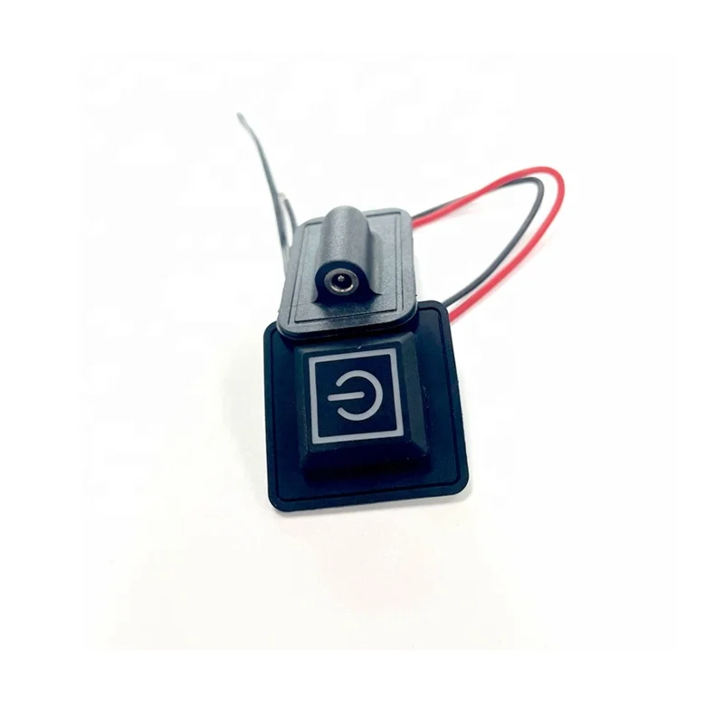 NTC temperature detection three-level waterproof temperature control silicone switch