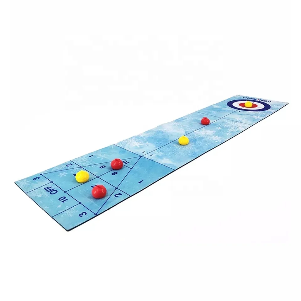 Kids educational toy indoor sports interactive aircraft golf curling custom board games