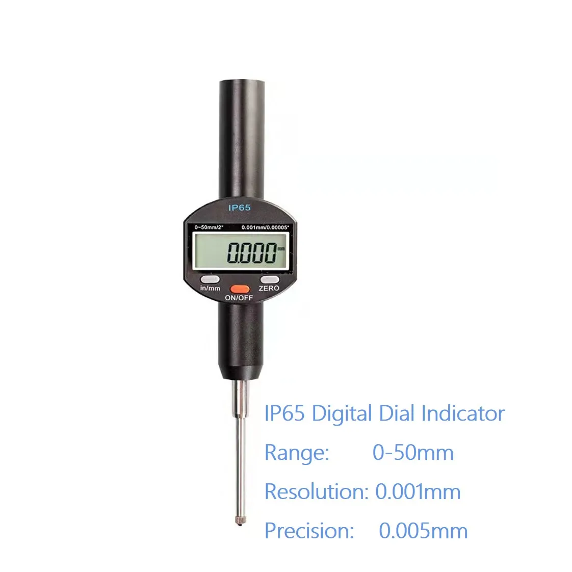 Многофункциональный цифровой циферблатный индикатор 0-12,7 мм 25,4 мм 50 мм 100 мм IP65 глубиномер
