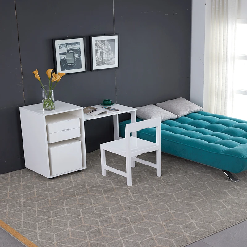 Bedroom Furniture All in One Convertible Hidden Chair Cabinet Table Set For Tiny House