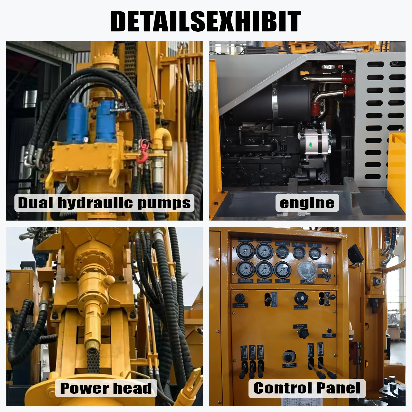 Hot sale 600m rc drilling rig exploration drilling rig with Euro 5 engine